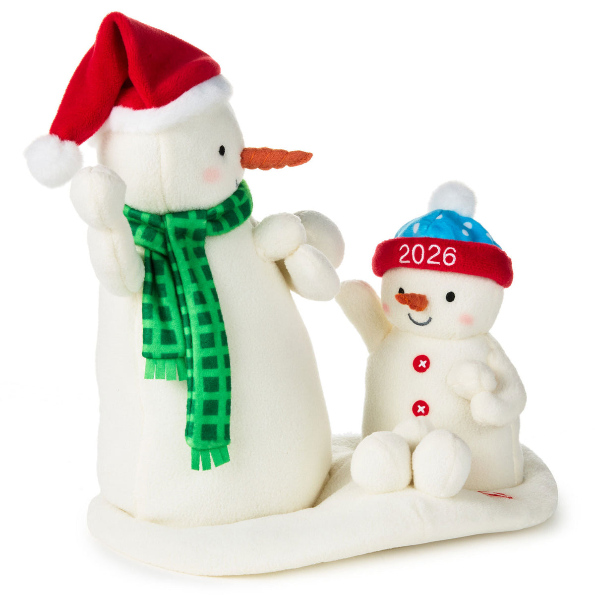 Hallmark Snowball Fight! Musical Snowmen Plush With Motion, 10''