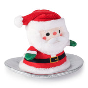 Hallmark Sledding Santa Zip-Along Plush Toy, 5''