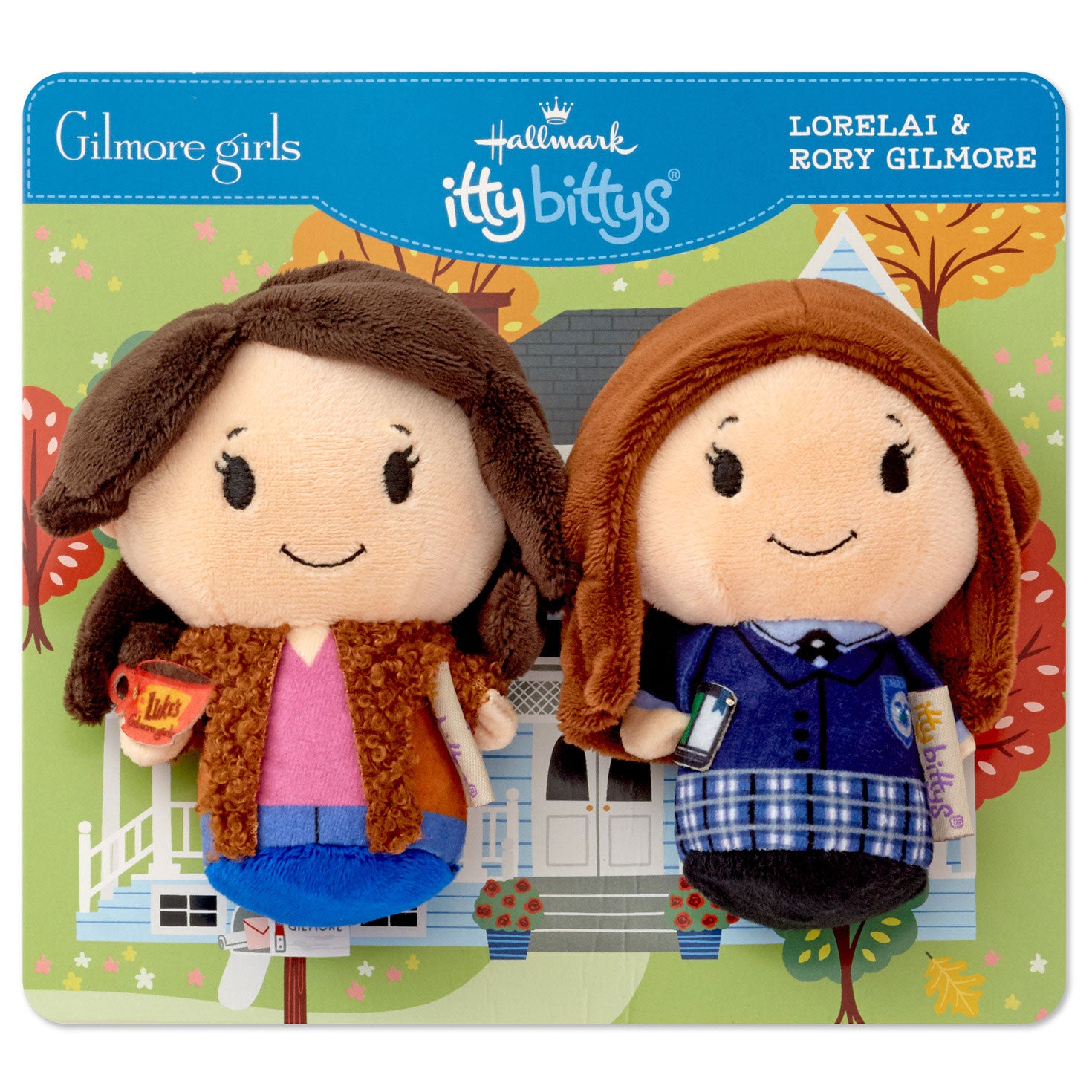 Hallmark itty bittys® Gilmore Girls Lorelai and Rory Gilmore Plush, Set of 2