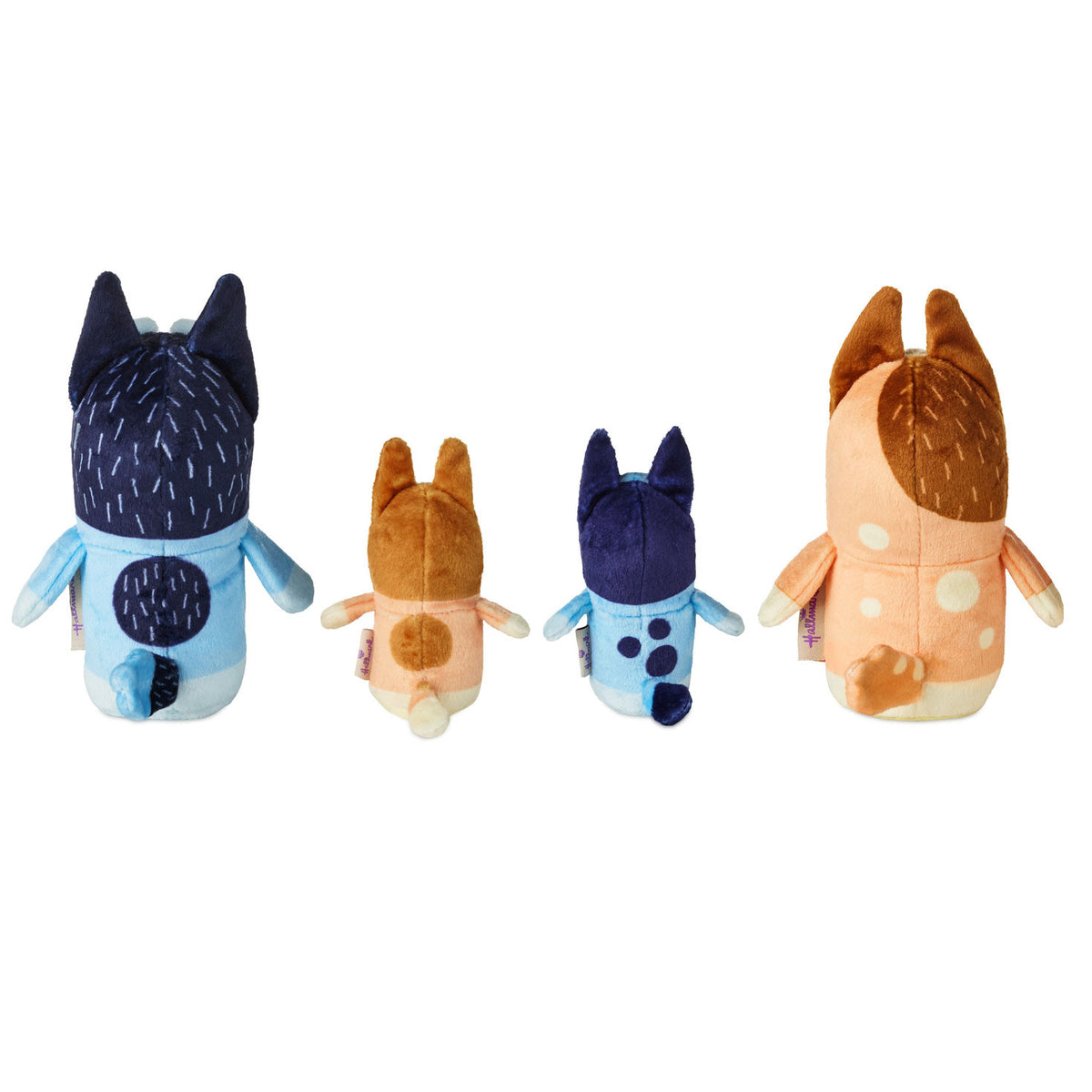 Hallmark itty bittys® Bluey Family Plush, Set of 4