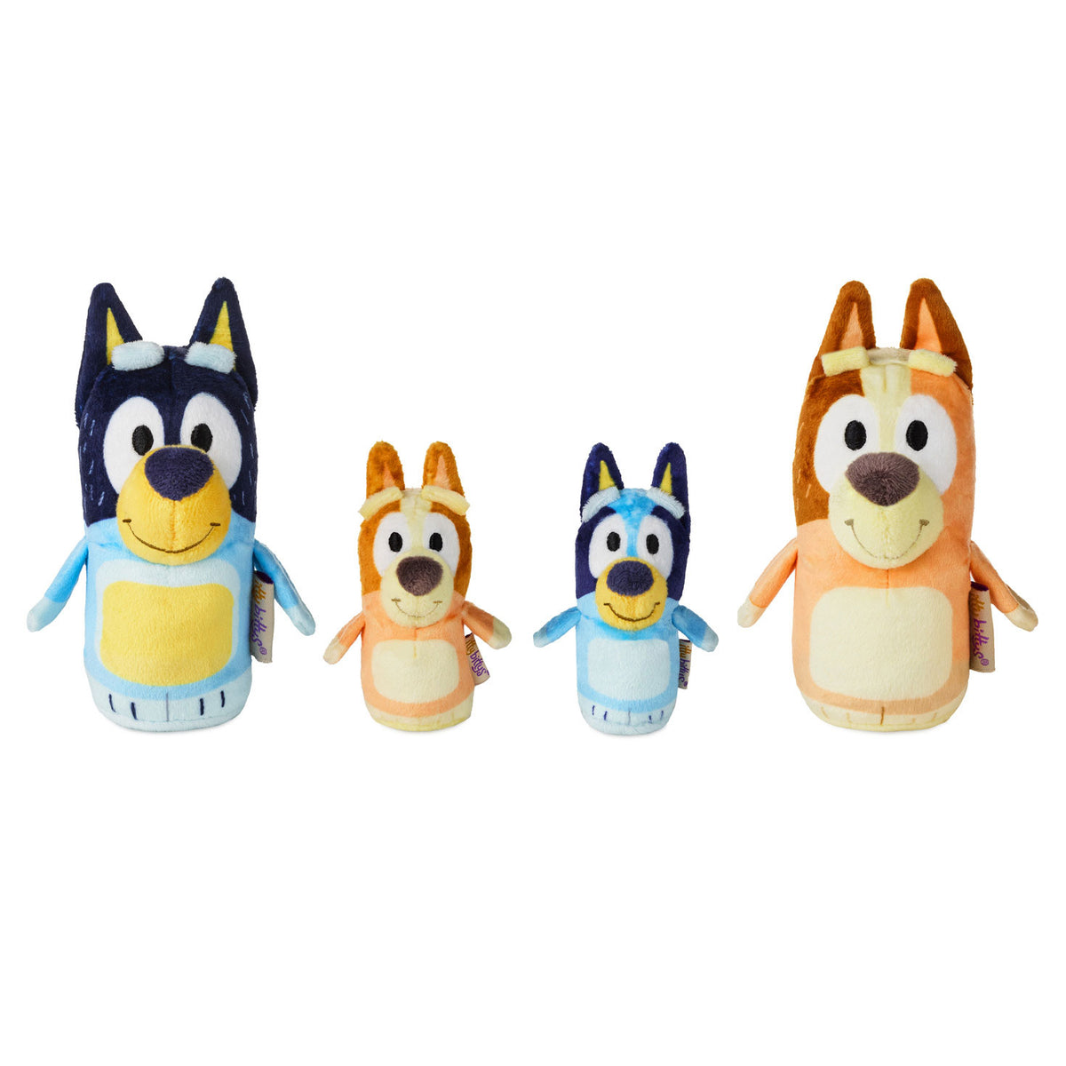 Hallmark itty bittys® Bluey Family Plush, Set of 4