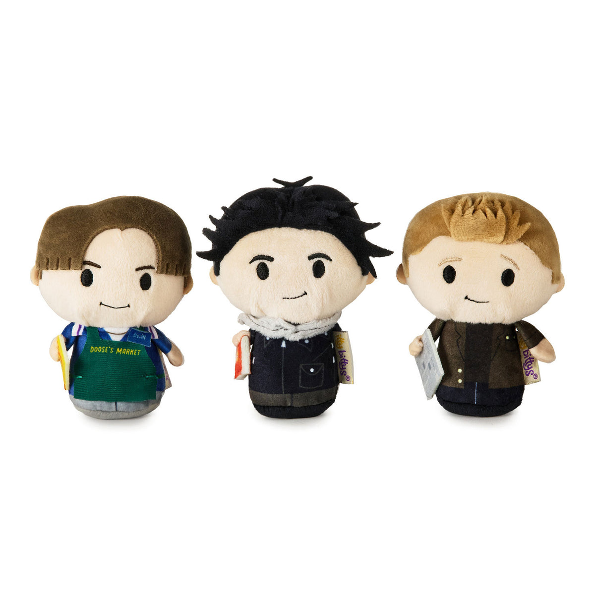 Hallmark itty bittys® Gilmore Girls Dean, Jess and Logan Plush, Set of 3