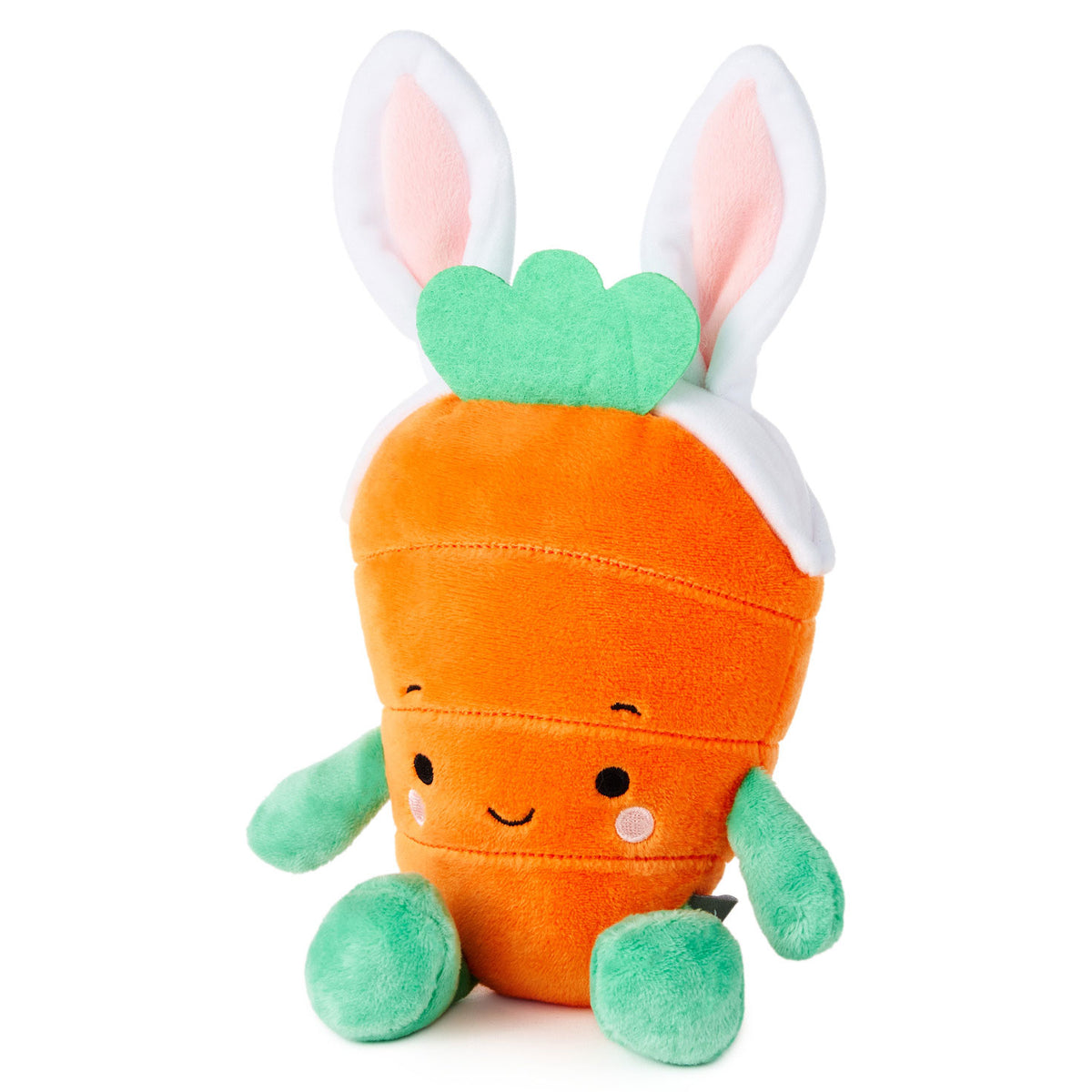 Hallmark Carrot Wearing Bunny Ears Easter Plush Toy, 5.5''