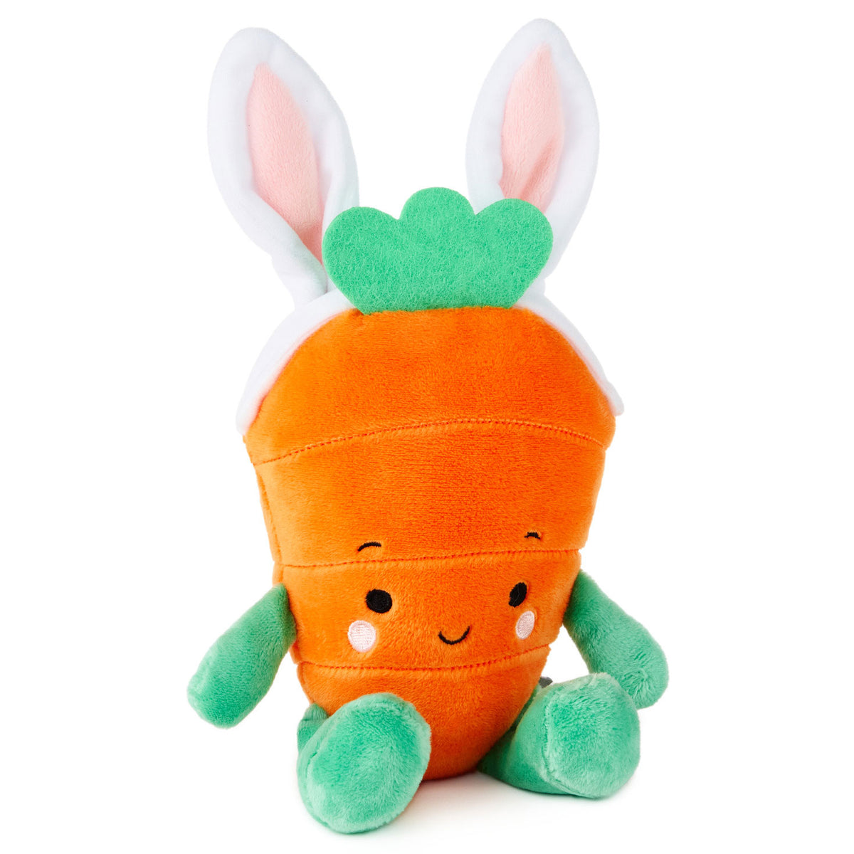 Hallmark Carrot Wearing Bunny Ears Easter Plush Toy, 5.5''