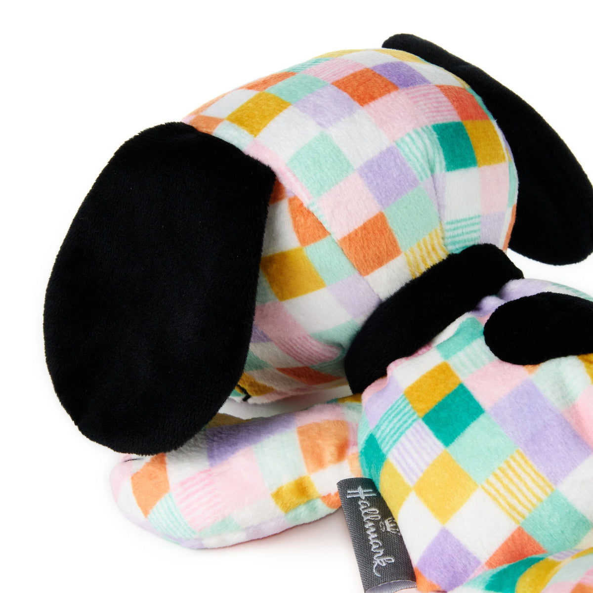 Hallmark Peanuts® Pastel Patchwork Floppy Snoopy Plush, 11'' L