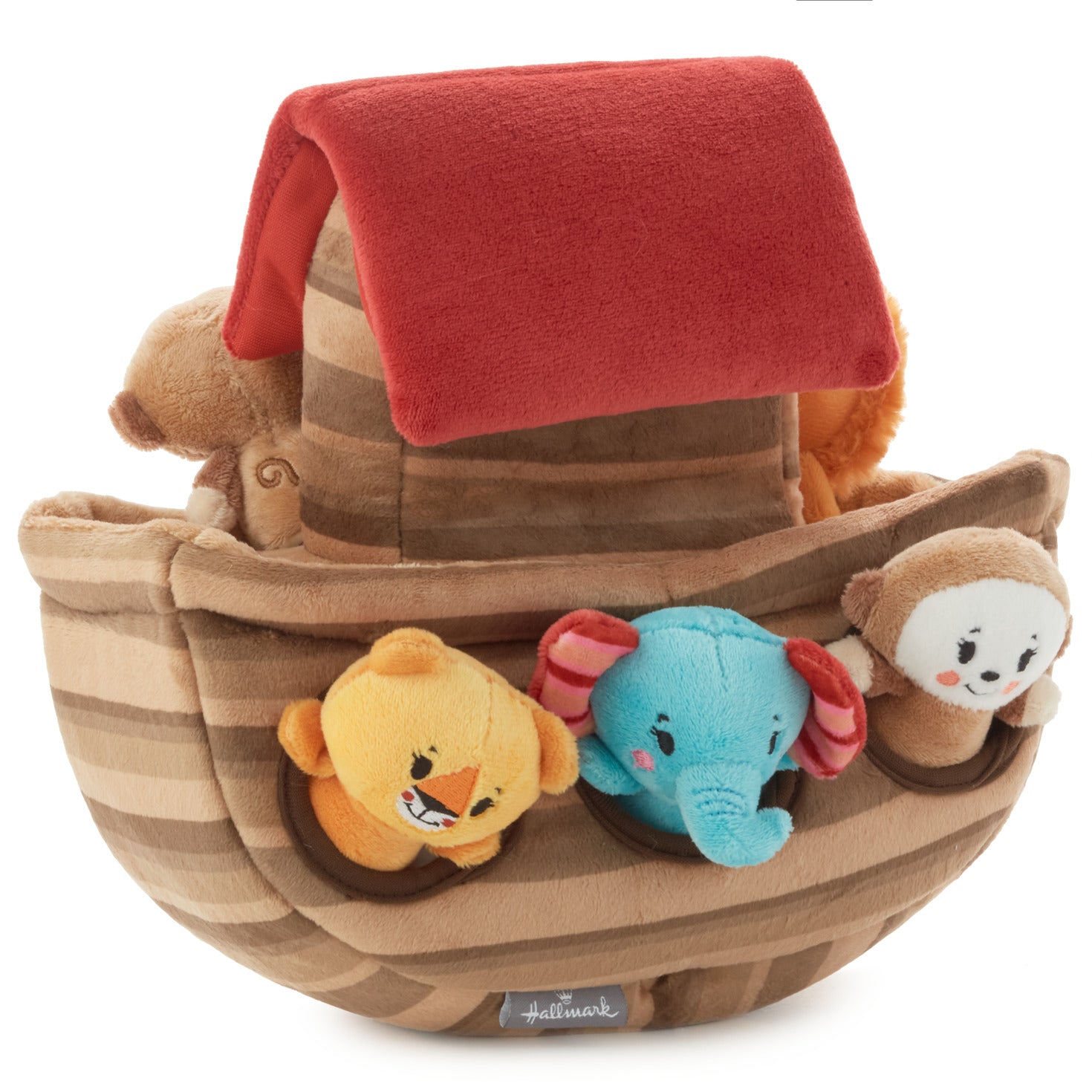 Hallmark Noah's Ark and Animals Plush Playset, 7 Pieces