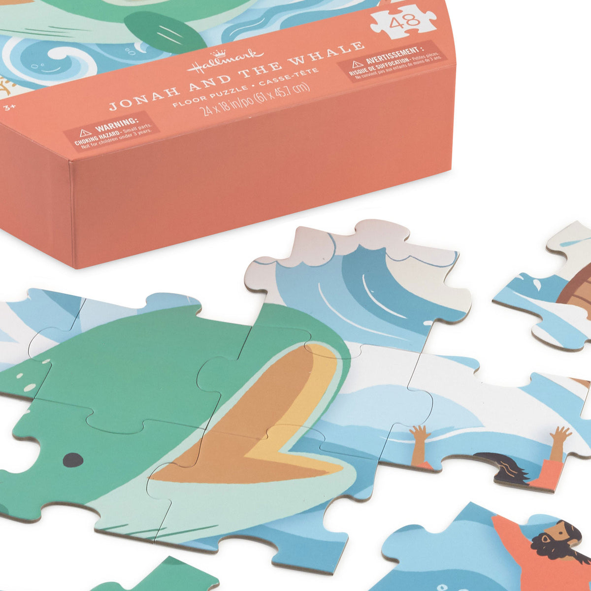 Hallmark Jonah and the Whale 48-Piece Floor Puzzle