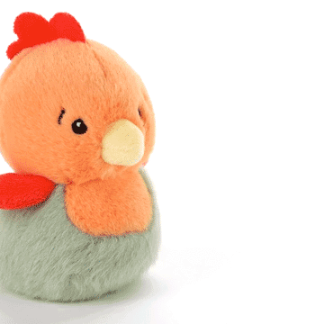 Hallmark Zip-Along Rooster Plush Toy