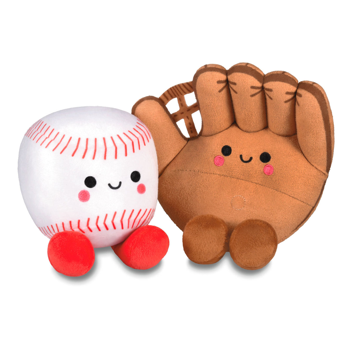 Hallmark Better Together Baseball and Glove Magnetic Plush Pair, 5'' H