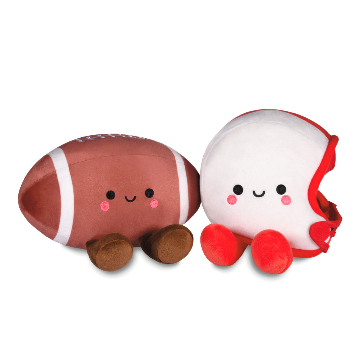 Hallmark Better Together Football and Helmet Magnetic Plush Pair, 5'' H