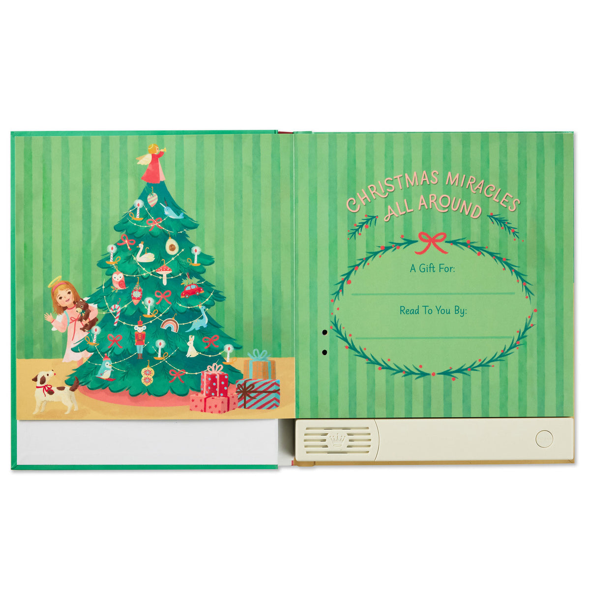 Hallmark Christmas Miracles All Around Recordable Storybook