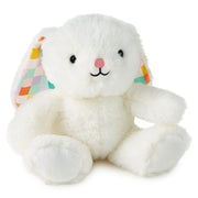 Hallmark White Bunny With Patchwork Ears Easter Plush, 8''