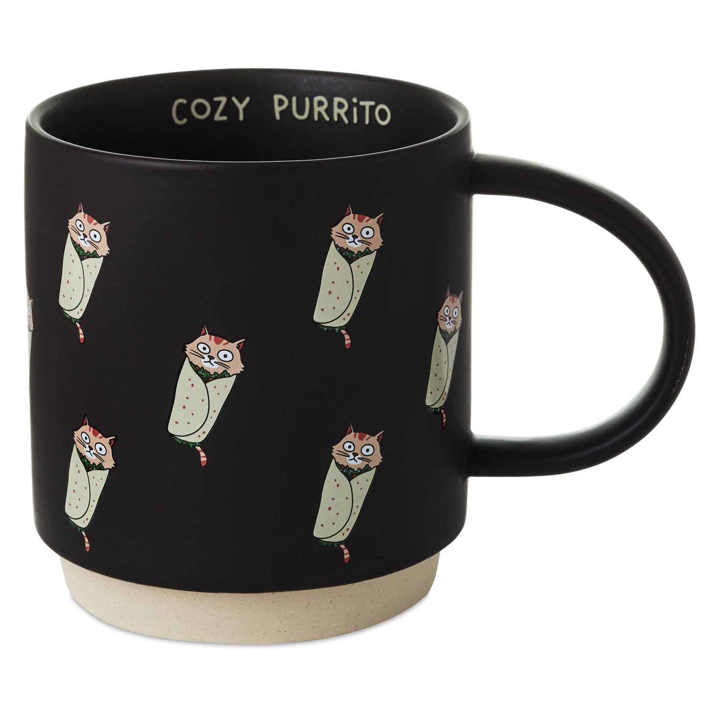 Hallmark Cat Burrito Funny Mug, 16 oz.