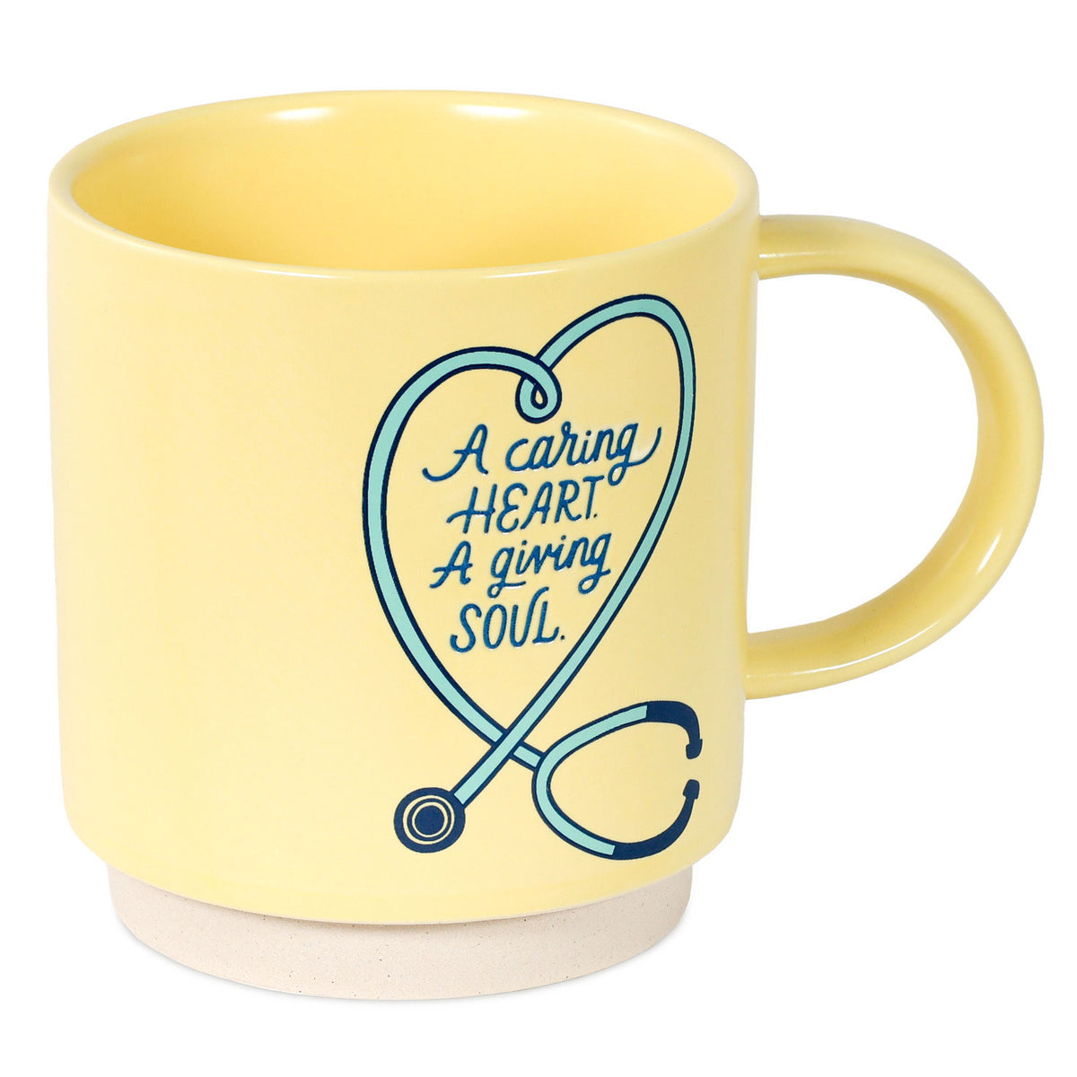 Hallmark A Caring Heart Yellow Nurse Mug, 16 oz.