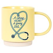 Hallmark A Caring Heart Yellow Nurse Mug, 16 oz.