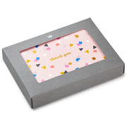 Hallmark Confetti on Pink Boxed Blank Thank-You Notes, Pack of 10