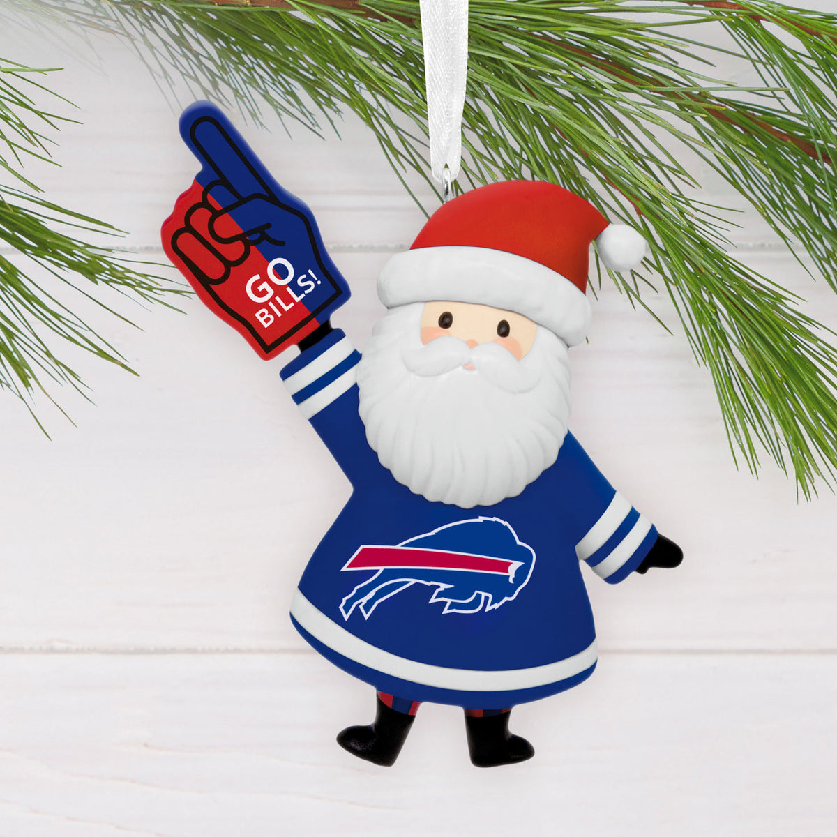 Hallmark NFL Buffalo Bills Santa Fan Hallmark Ornament
