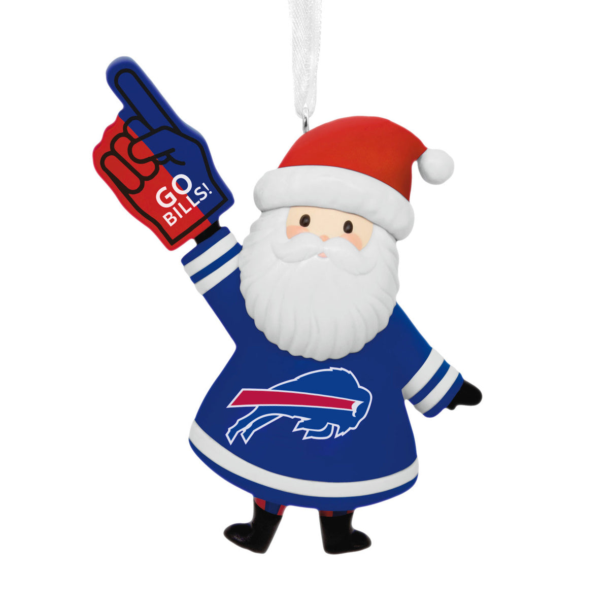 Hallmark NFL Buffalo Bills Santa Fan Hallmark Ornament