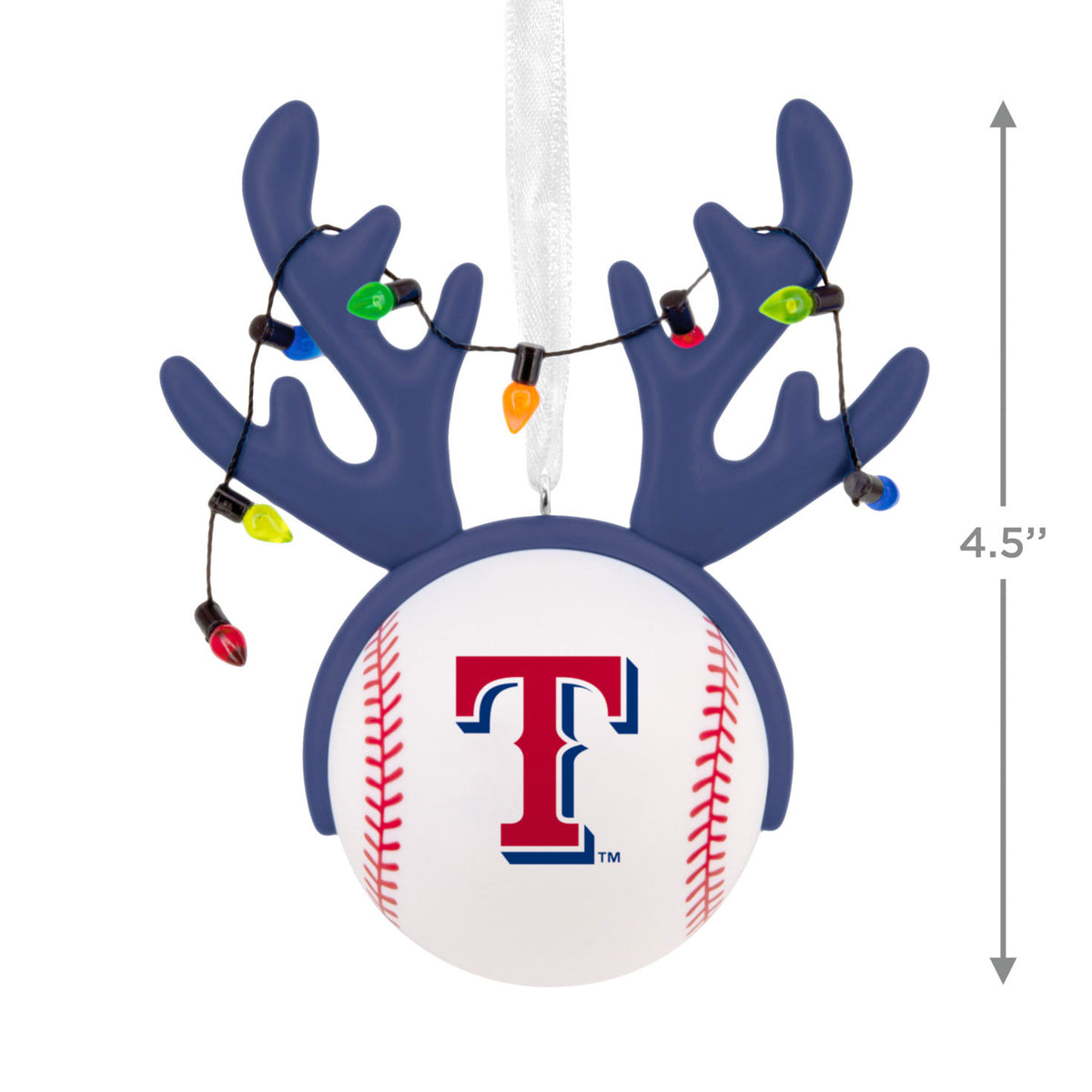 Hallmark MLB Texas Rangers™ Reindeer Baseball Hallmark Ornament