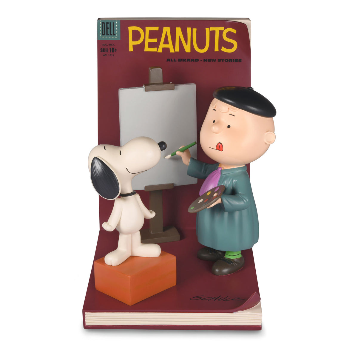 Hallmark Peanuts® Covers Limited Edition Snoopy and Charlie Brown Figurine, 7.15''