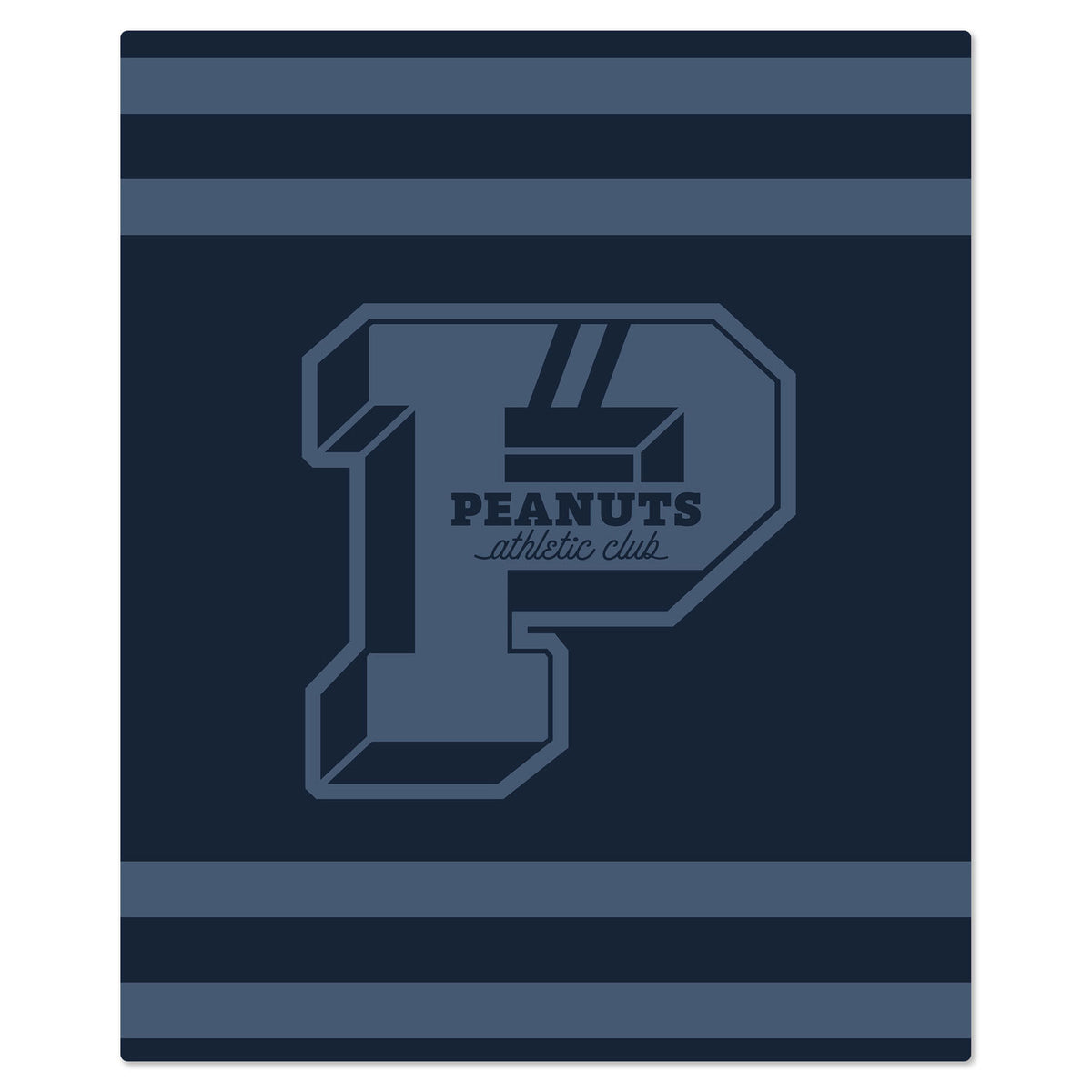 Hallmark Peanuts® Athletic Club Two-Sided Throw Blanket, 50x60