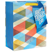 Hallmark 13'' Multicolor Plaid Large Father's Day Gift Bag