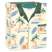Hallmark 9.6'' Hawaiian Shirt Medium Father's Day Gift Bag
