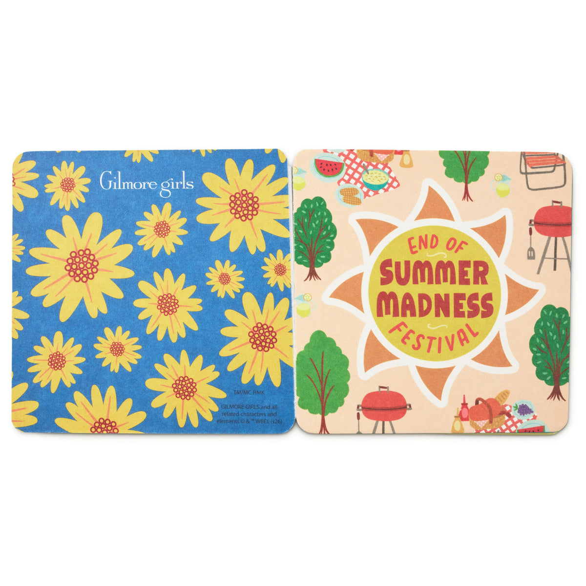 Hallmark Gilmore Girls Stars Hollow Scenes Coaster Book, Set of 20