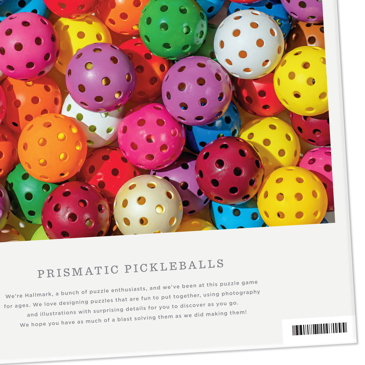 Hallmark Prismatic Pickleballs 550-Piece Jigsaw Puzzle