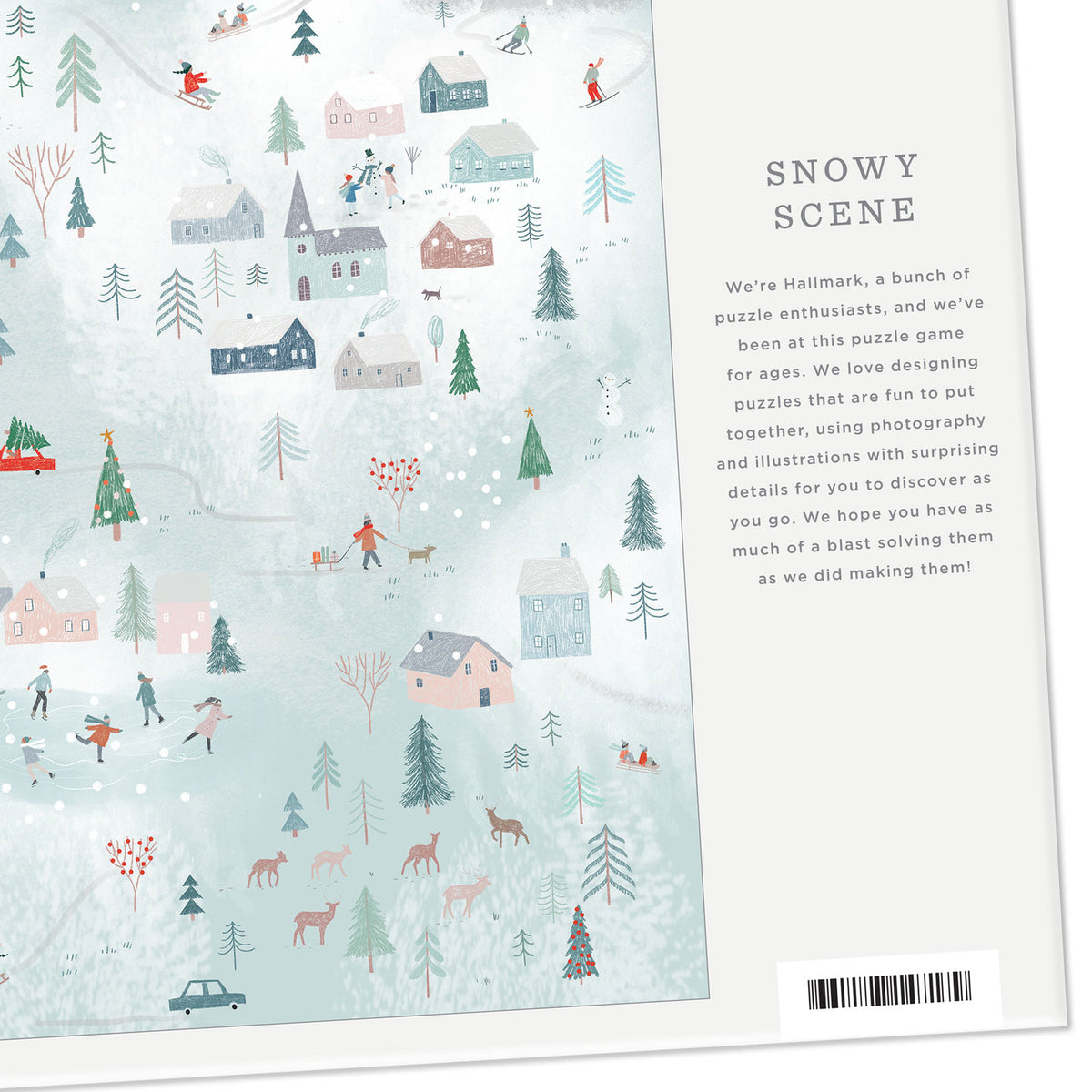 Hallmark Snowy Scene 550-Piece Jigsaw Puzzle