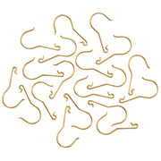 Hallmark Brass Ornament Hooks, Set of 20