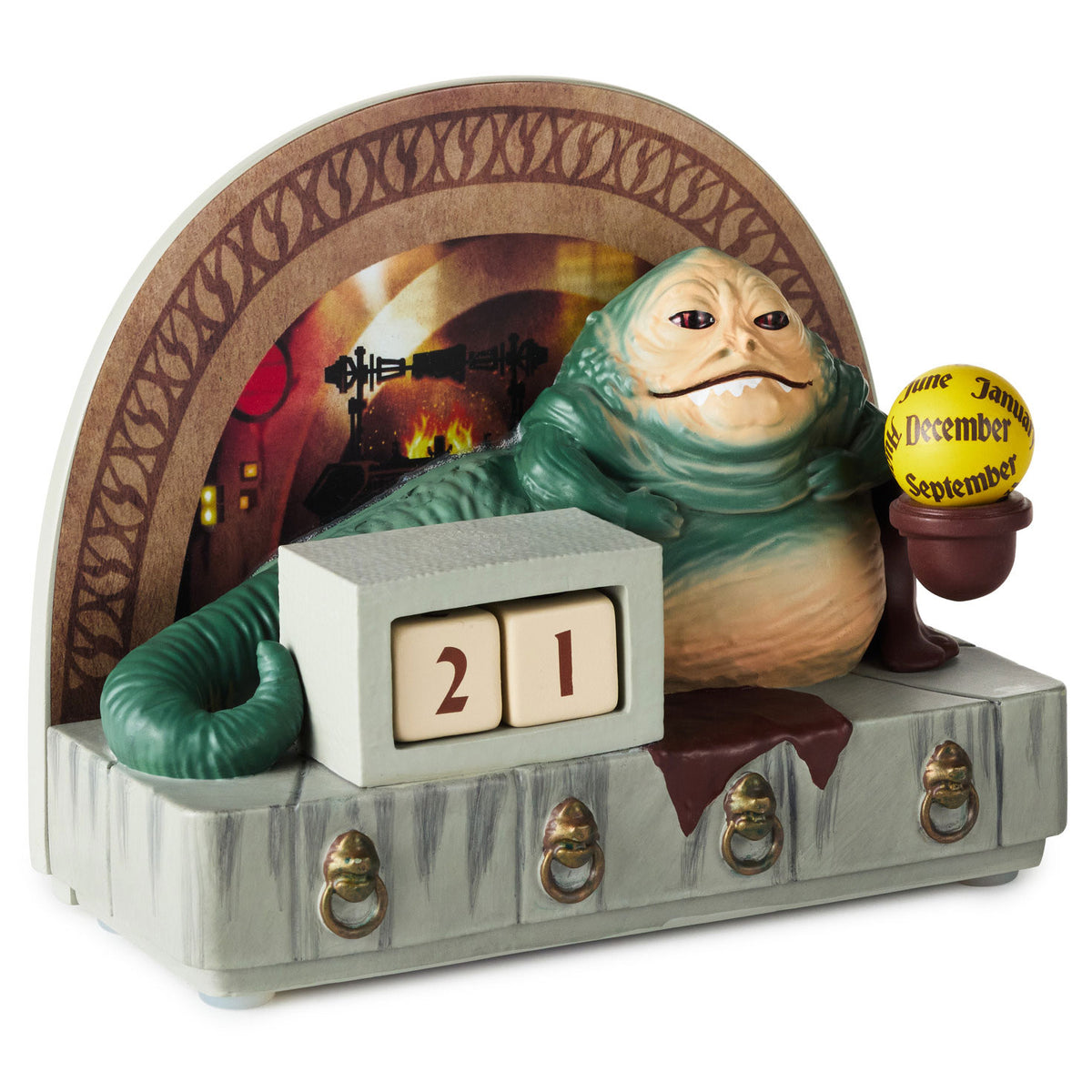 Hallmark Star Wars™ Jabba the Hutt™ Perpetual Calendar With Sound
