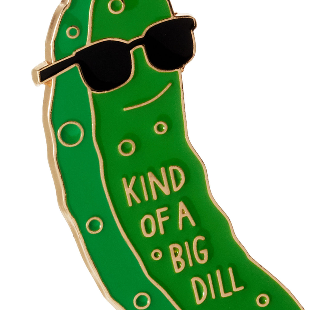 Hallmark Big Dill Pickle Charm Keychain