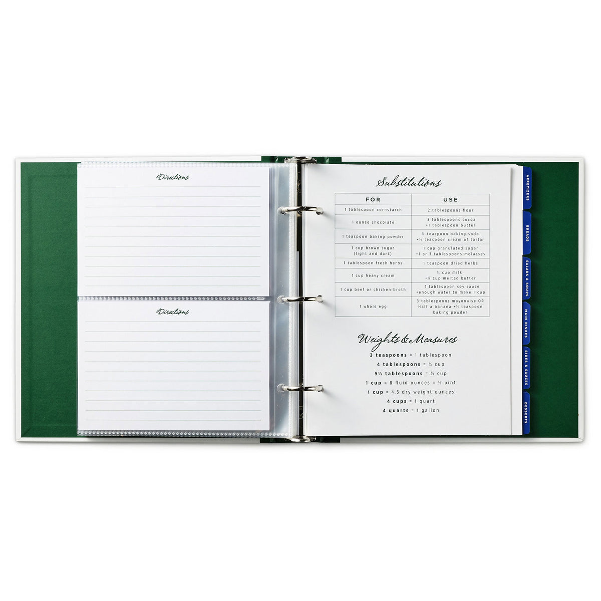 Hallmark Food for the Table Recipe Binder
