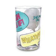 Hallmark Clueless Quotes Collectible Drinking Glass, 13.5 oz.