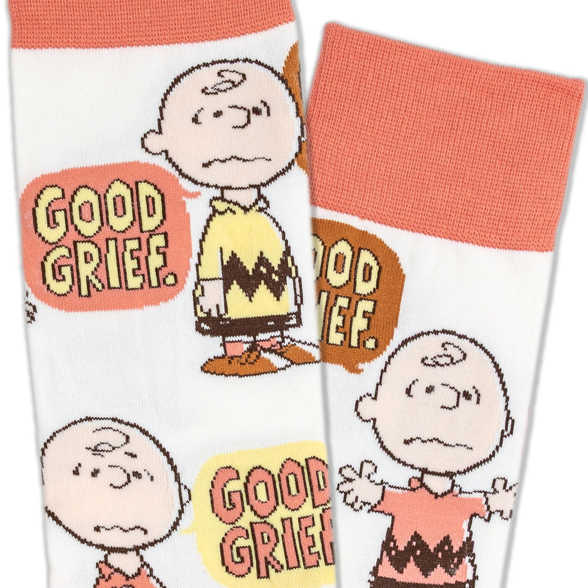 Hallmark Peanuts® Charlie Brown Good Grief Novelty Crew Socks