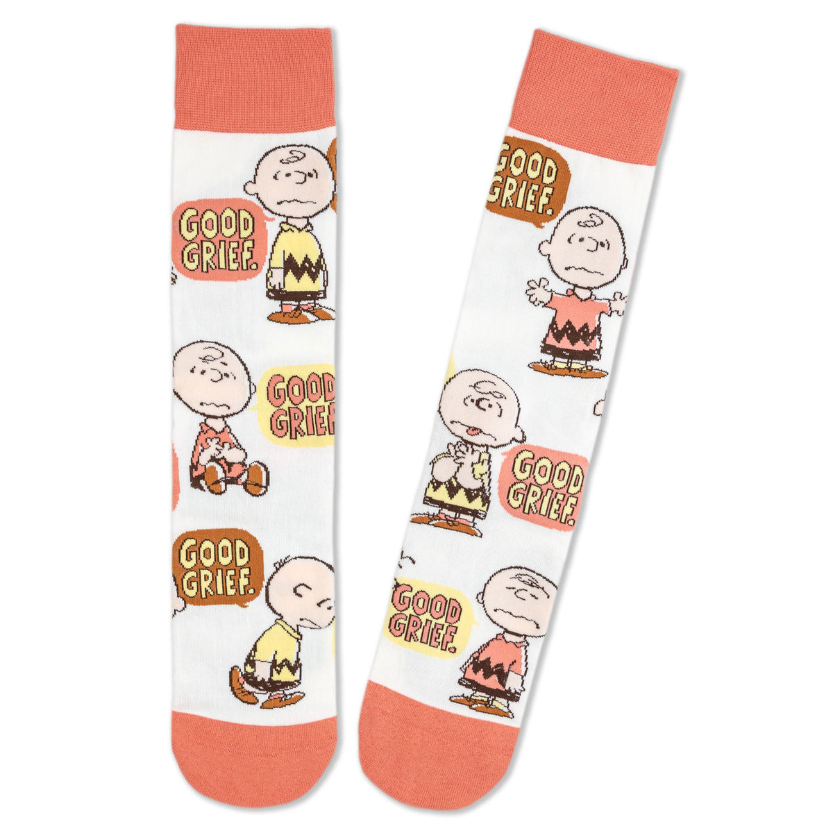 Hallmark Peanuts® Charlie Brown Good Grief Novelty Crew Socks