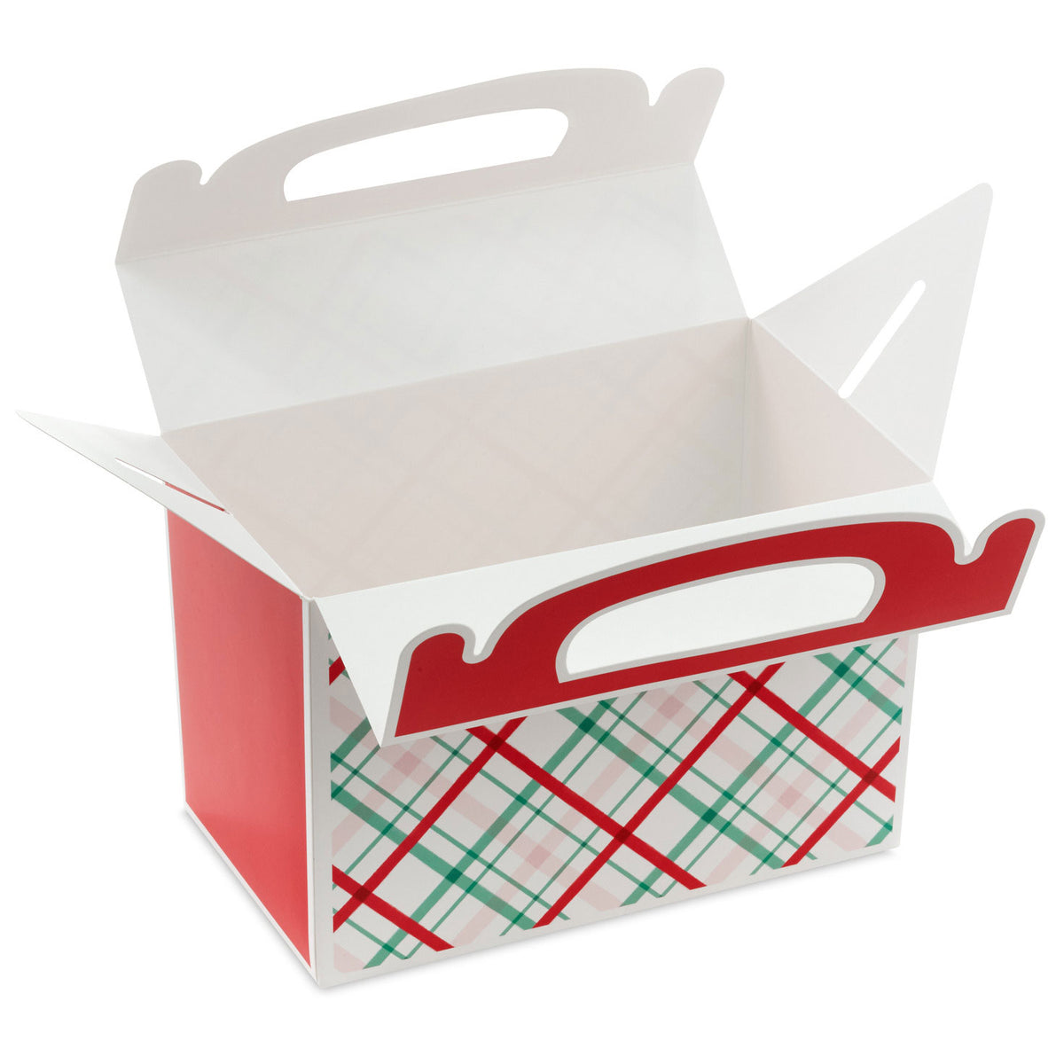 Hallmark Oh What Fun Plaid 3-Pack Christmas Gable Boxes