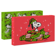 Hallmark Peanuts® Red and Green 4-Pack Medium Christmas Gift Boxes