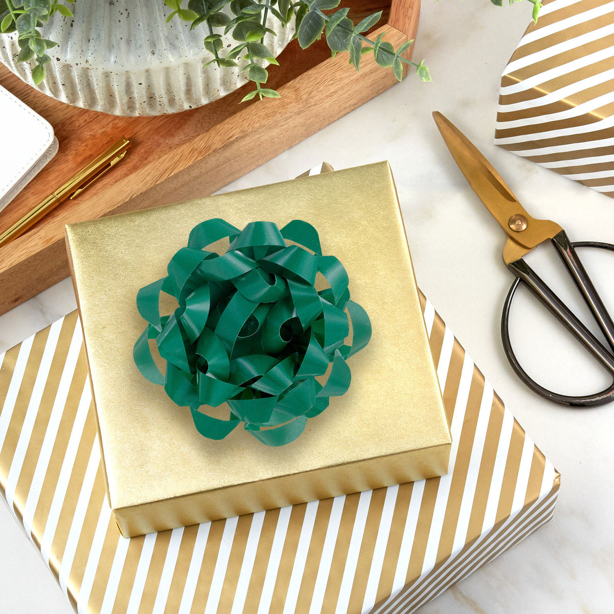 Hallmark 4.6'' Green Paper Gift Bow