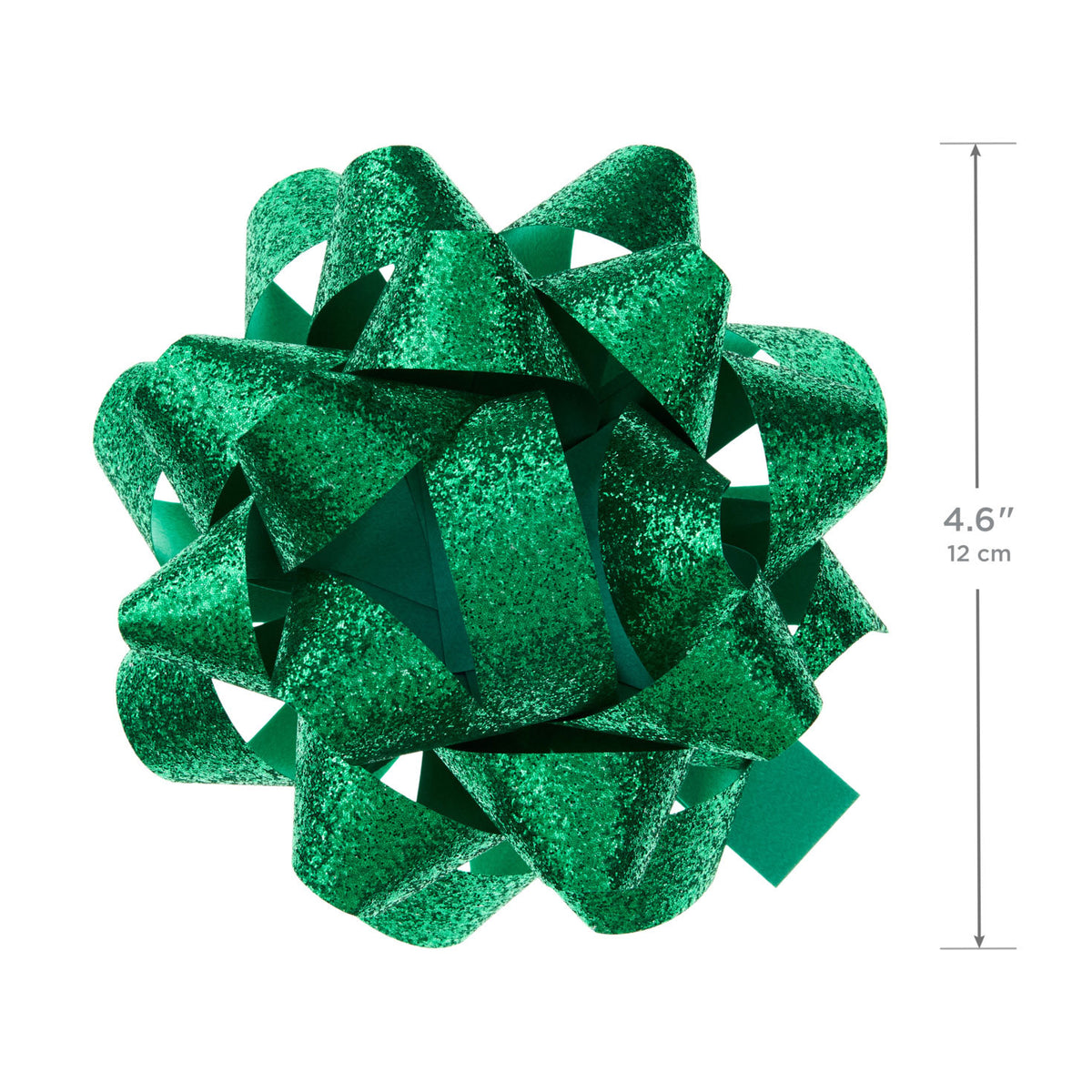Hallmark 4.6'' Green Sparkle Christmas Gift Bow