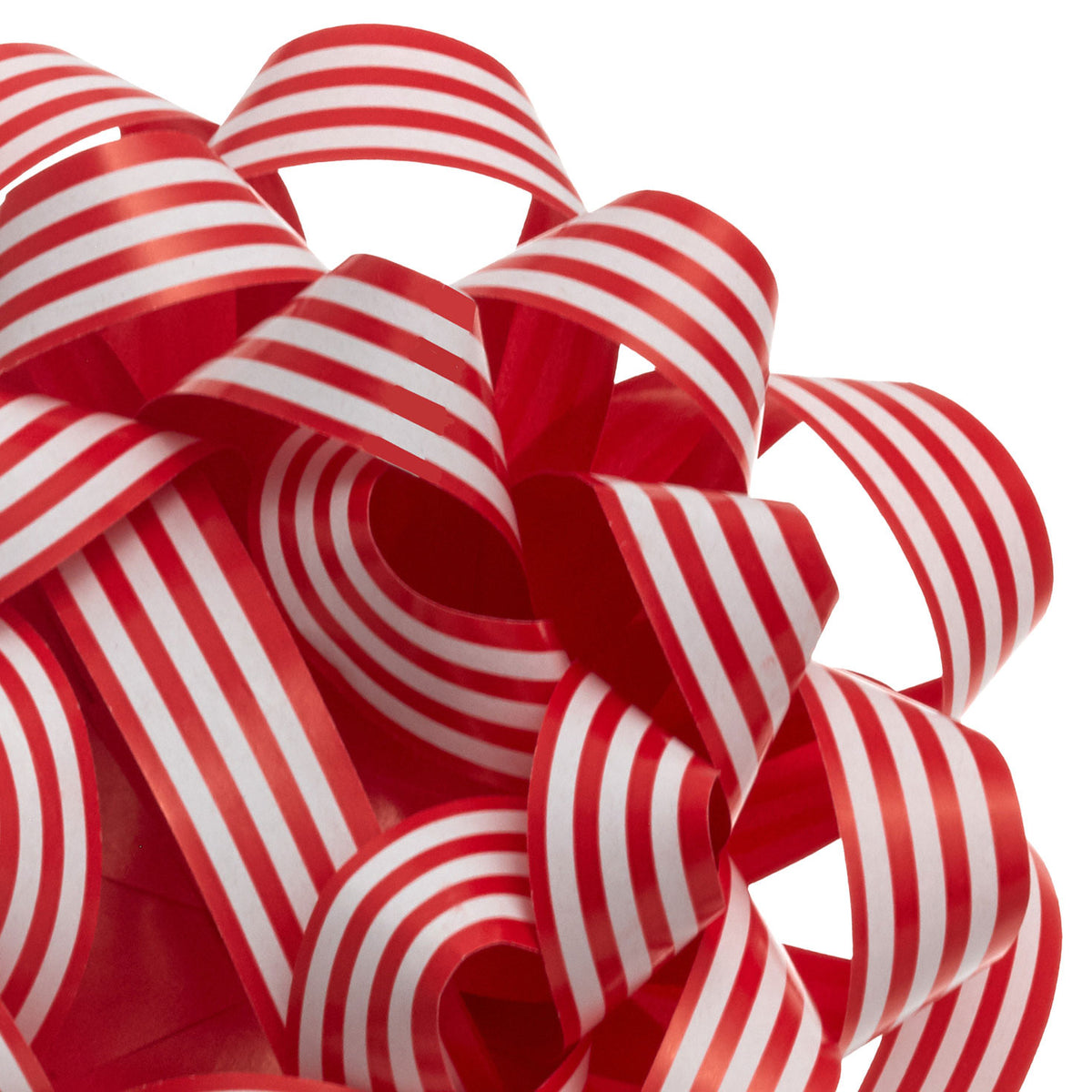 Hallmark 4.5'' Red and White Striped Paper Gift Bow