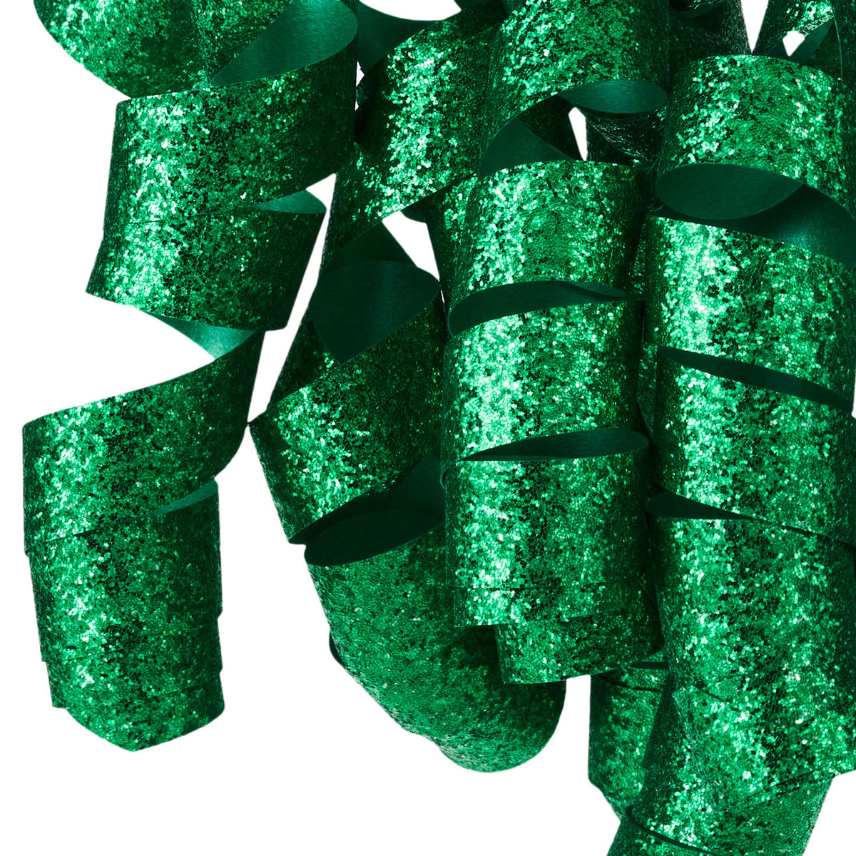 Hallmark 6.5'' Sparkly Green Cascading Ribbon Christmas Gift Bow