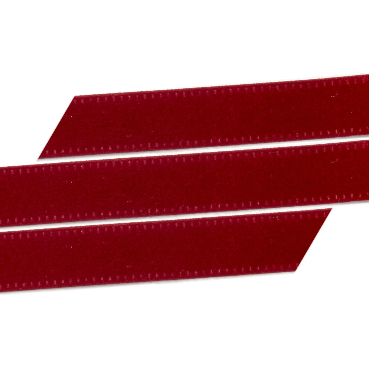 Hallmark 0.3'' Burgundy Velvet Holiday Ribbon, 15'