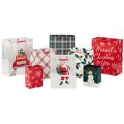 Hallmark Traditional Fun 8-Pack Assorted Christmas Gift Bags