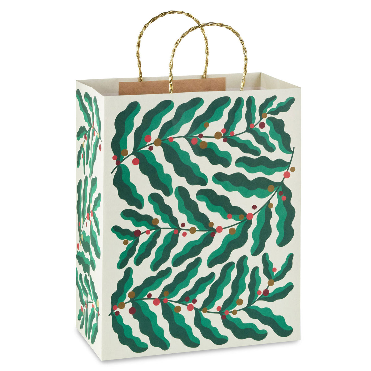 Hallmark 13'' Modern Holly Large Christmas Gift Bag