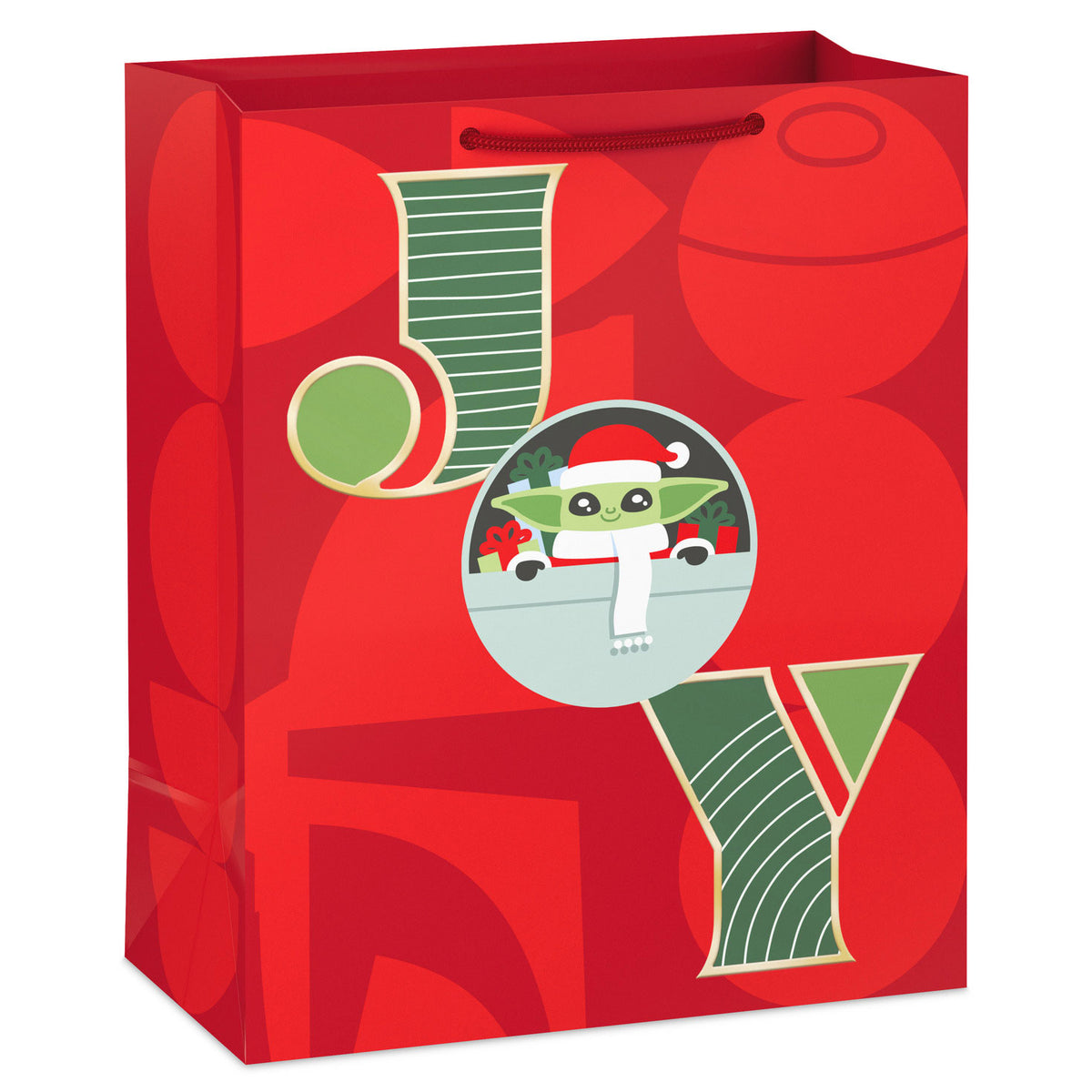 Hallmark 13'' Star Wars: The Mandalorian™ Grogu™ Joy Large Christmas Gift Bag