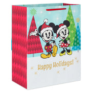 Hallmark 13'' Disney Mickey and Minnie Large Christmas Gift Bag