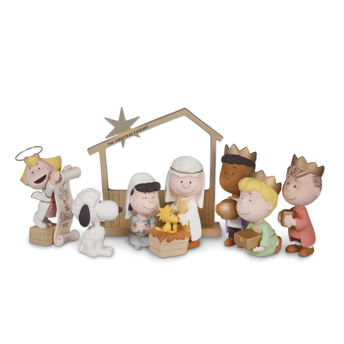 Hallmark Peanuts® Christmas Pageant Figurines, Set of 9