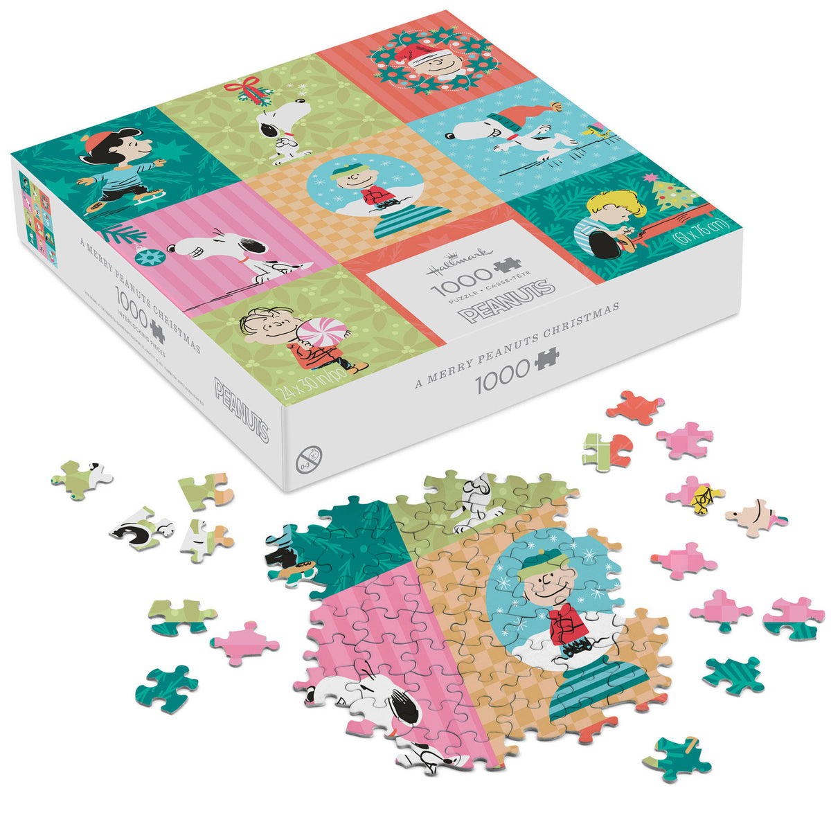 Hallmark Peanuts® A Merry Peanuts Christmas 1000-Piece Jigsaw Puzzle